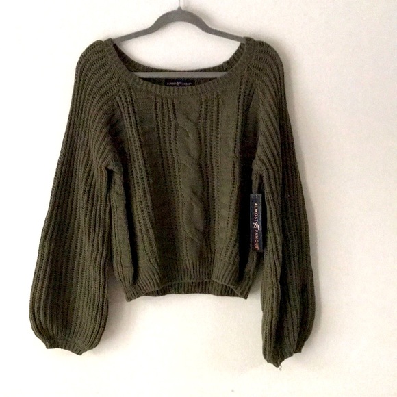Almost Famous Sweaters - NWT Almost Famous green sweater